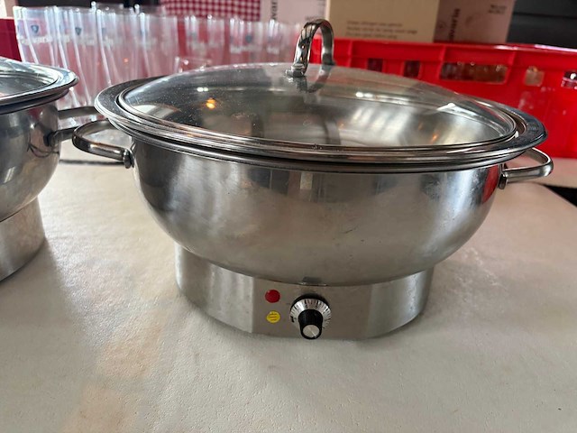 Sunnex elektrische chaving dish (2x) - afbeelding 3 van  3