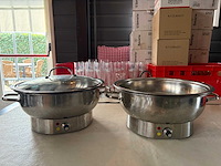 Sunnex elektrische chaving dish (2x) - afbeelding 1 van  4