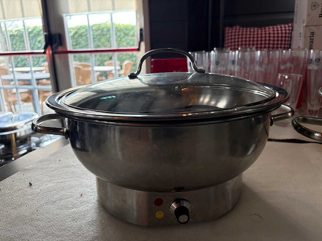 Sunnex elektrische chaving dish (2x) - afbeelding 2 van  4