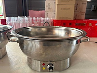 Sunnex elektrische chaving dish (2x) - afbeelding 3 van  4