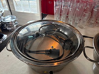 Sunnex elektrische chaving dish (2x) - afbeelding 4 van  4