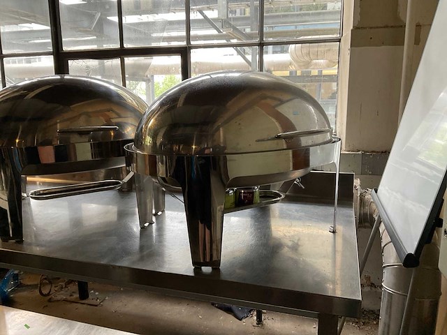 Sunnex rvs chafing dish - afbeelding 1 van  2