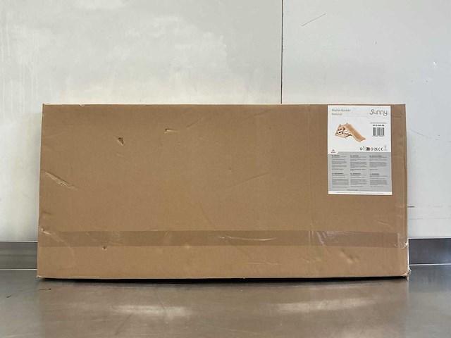 Sunny sammie 2-in-1 houten klimdriehoek met glijbaan - afbeelding 6 van  6