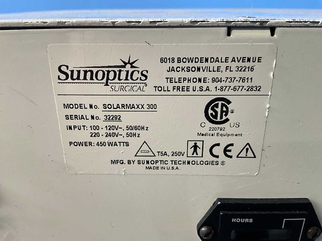 Sunoptics - solarmaxx 300 - xenon lichtbron - afbeelding 5 van  6