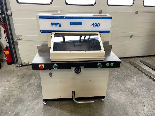 Sunray industrial co. - 1996 - duplo pfi 490 - guillotineschaar - afbeelding 1 van  17