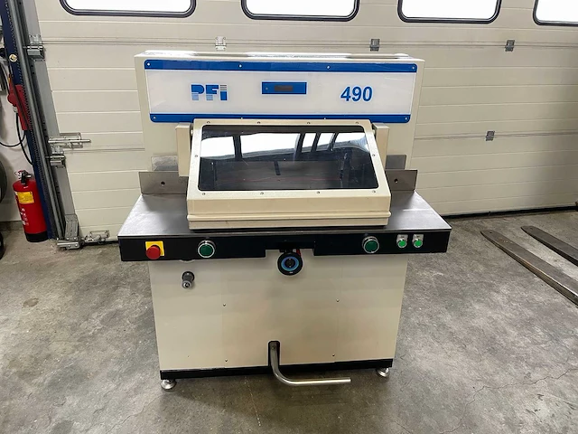 Sunray industrial co. - 1996 - duplo pfi 490 - guillotineschaar - afbeelding 1 van  17