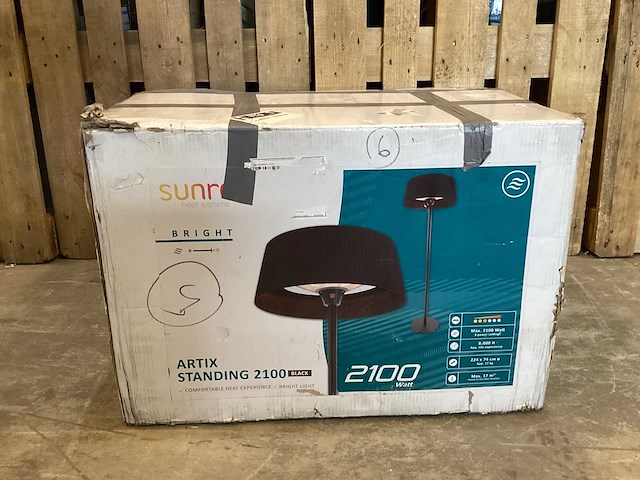 Sunred - artix standing 2100 - heater - afbeelding 2 van  2
