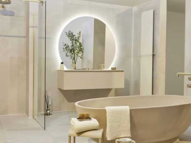 Sunrice spiegel anticondens met ledverlichting 140x119cm - afbeelding 2 van  3