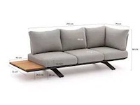 Suns nardo tuinkussenset 4 delig soft grey - afbeelding 2 van  5