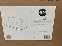 Suns stockholm 2 seater bench tuinkussenset - afbeelding 1 van  3