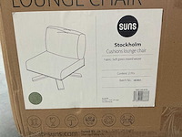 Suns stockholm tuinkussenset 2 delig soft green - afbeelding 6 van  6