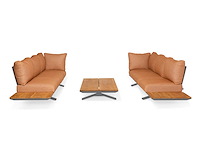 Suns stockholm tuinkussenset 6 delig terra coral - afbeelding 1 van  5