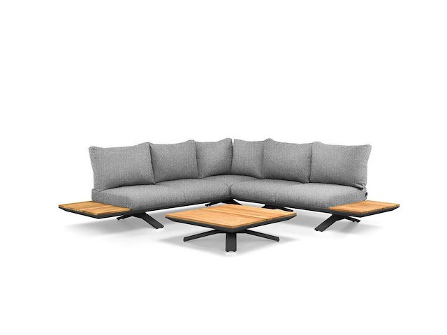 Suns stockholm tuinkussenset 7 delig light antraciet - afbeelding 1 van  5