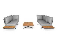 Suns stockholm tuinkussenset 7 delig light antraciet - afbeelding 2 van  5