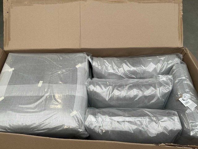 Suns stockholm tuinkussenset 7 delig light antraciet - afbeelding 1 van  4