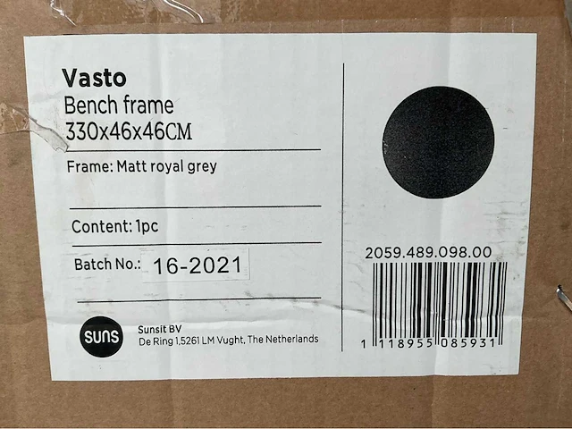 Suns vasto tuinbank frame - afbeelding 2 van  2