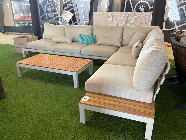 Suns vita hoek loungeset - afbeelding 2 van  8