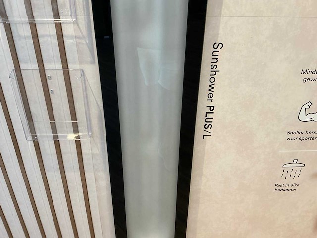Sunshower - plus l - zwart 185 cm - afbeelding 4 van  5