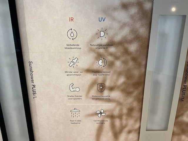 Sunshower - plus m wit 140 cm - afbeelding 3 van  11
