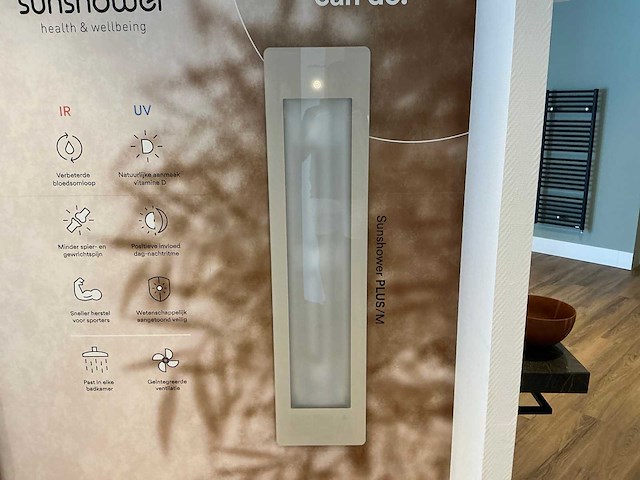 Sunshower - plus m wit 140 cm - afbeelding 5 van  11