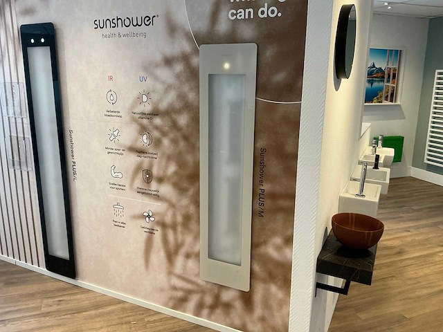 Sunshower - plus m wit 140 cm - afbeelding 6 van  11