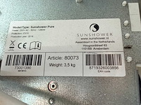 Sunshower - pure - sunshower infrarood inbouwapparaat half body - afbeelding 5 van  5