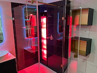 Sunshower combi black uv en infrarood 187x32x17cm zonnedouche - afbeelding 1 van  5