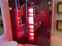 Sunshower combi black uv en infrarood 187x32x17cm zonnedouche - afbeelding 2 van  5