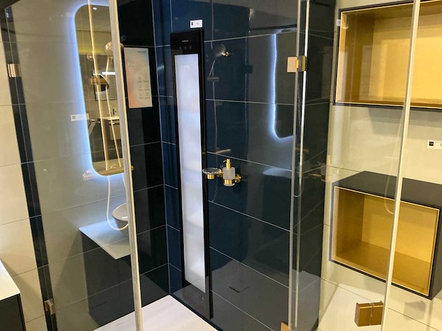 Sunshower combi black uv en infrarood 187x32x17cm zonnedouche - afbeelding 4 van  5