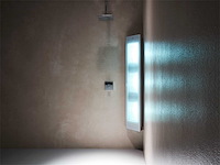 Sunshower combi opbouw hoekmodel white - afbeelding 2 van  7