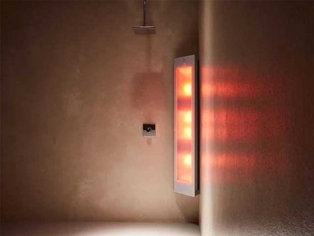 Sunshower combi opbouw hoekmodel white - afbeelding 1 van  7