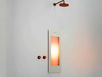Sunshower one small inbouw 33x95 cm sand white