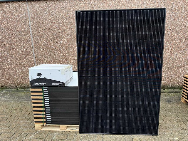 Suntech - set van 20 zonnepanelen (405 wp) - growatt 7 kw omvormer - afbeelding 1 van  7