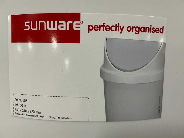 Sunware afval bakken (36x) - afbeelding 4 van  4