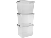 Sunware comfort line opbergbox 52l set van 3 - afbeelding 1 van  3