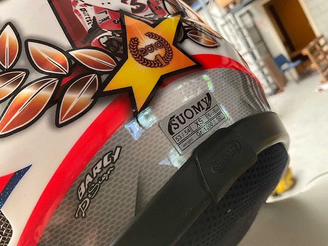 Suomy - limited edition 0180/1000 - bargy design max biaggi - afbeelding 5 van  8