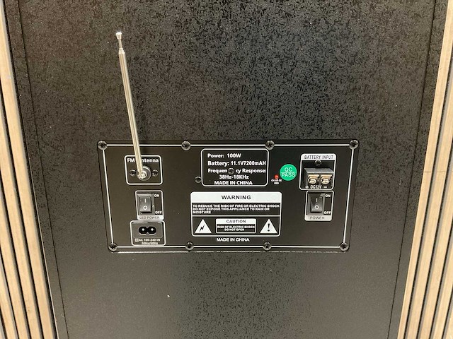 Super bass dr-1213 party speaker speaker - afbeelding 5 van  10