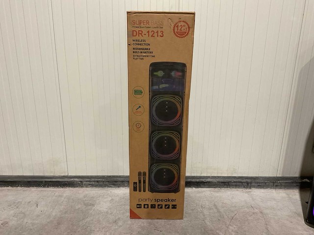 Super bass dr-1213 party speaker speaker - afbeelding 7 van  10