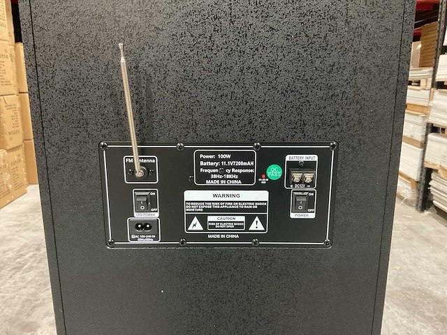 Super bass dr-1213 party speaker speaker - afbeelding 15 van  15