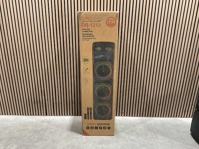 Super bass dr-1213 party speaker speaker - afbeelding 10 van  50