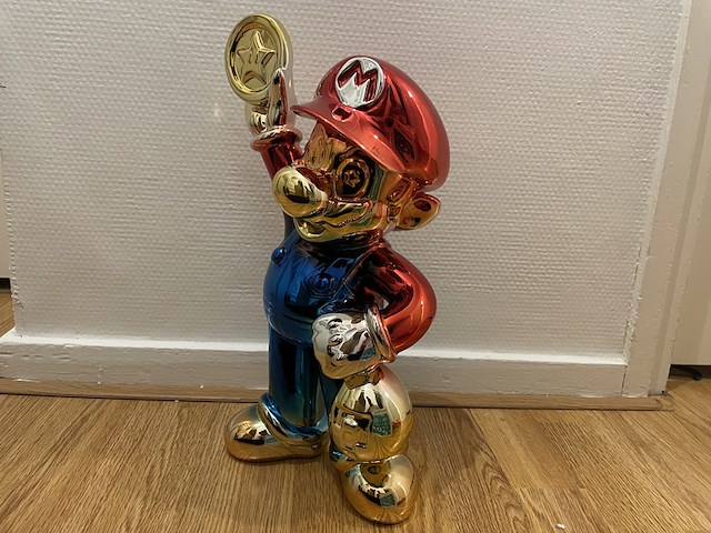 Super mario bros gold coin sculptuur - afbeelding 4 van  9