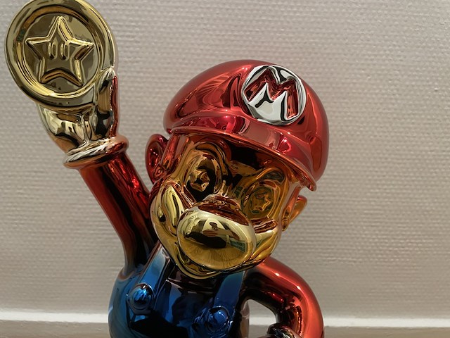 Super mario bros gold coin sculptuur - afbeelding 6 van  9