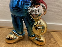 Super mario bros gold coin sculptuur - afbeelding 8 van  9