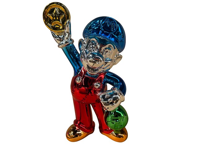 Super mario, lior24, blauw / rood / zilver / goud en groen - afbeelding 1 van  3
