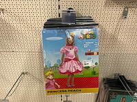 Super mario prinses peach kinderkostuum - maat xs (10x) - afbeelding 3 van  3