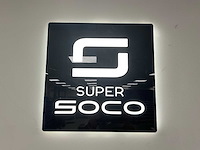 Super soco verlicht “logo“ wandbord - afbeelding 2 van  3