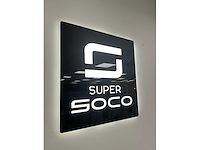 Super soco verlicht “logo“ wandbord - afbeelding 3 van  3