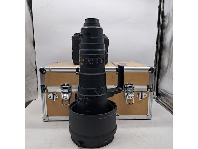 Super telenlens, nikon, af-s nikkor 600mm 1:4g ed - afbeelding 1 van  7