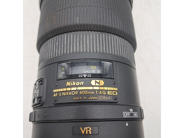 Super telenlens, nikon, af-s nikkor 600mm 1:4g ed - afbeelding 4 van  7