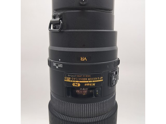 Super telenlens, nikon, af-s nikkor 600mm 1:4g ed - afbeelding 4 van  7